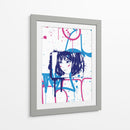 Chica del Grafiti - Puffy Design | Cuadro decorativo de Canvas Lab