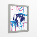 Chica del Grafiti - Puffy Design | Cuadro decorativo de Canvas Lab