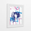 Chica del Grafiti - Puffy Design | Cuadro decorativo de Canvas Lab