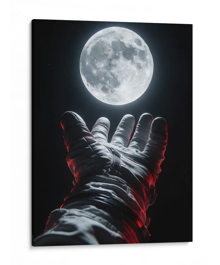 Toque Lunar - Puffy Design | Cuadro decorativo de Canvas Lab