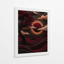 Eclipse Carmesí - Puffy Design | Cuadro decorativo de Canvas Lab