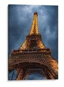 Eiffel: Luz y Tormenta - HCTR | Cuadro decorativo de Canvas Lab