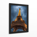 Eiffel: Luz y Tormenta - HCTR | Cuadro decorativo de Canvas Lab