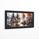 Aldea entre Neblina - Caperh | Cuadro decorativo de Canvas Lab