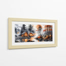 Aldea entre Neblina - Caperh | Cuadro decorativo de Canvas Lab