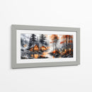Aldea entre Neblina - Caperh | Cuadro decorativo de Canvas Lab