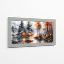 Aldea entre Neblina - Caperh | Cuadro decorativo de Canvas Lab
