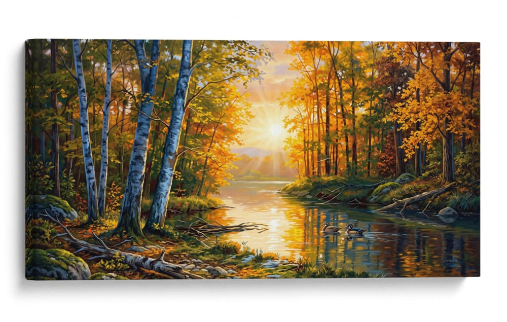 Amanecer en el Rio - Caperh | Cuadro decorativo de Canvas Lab