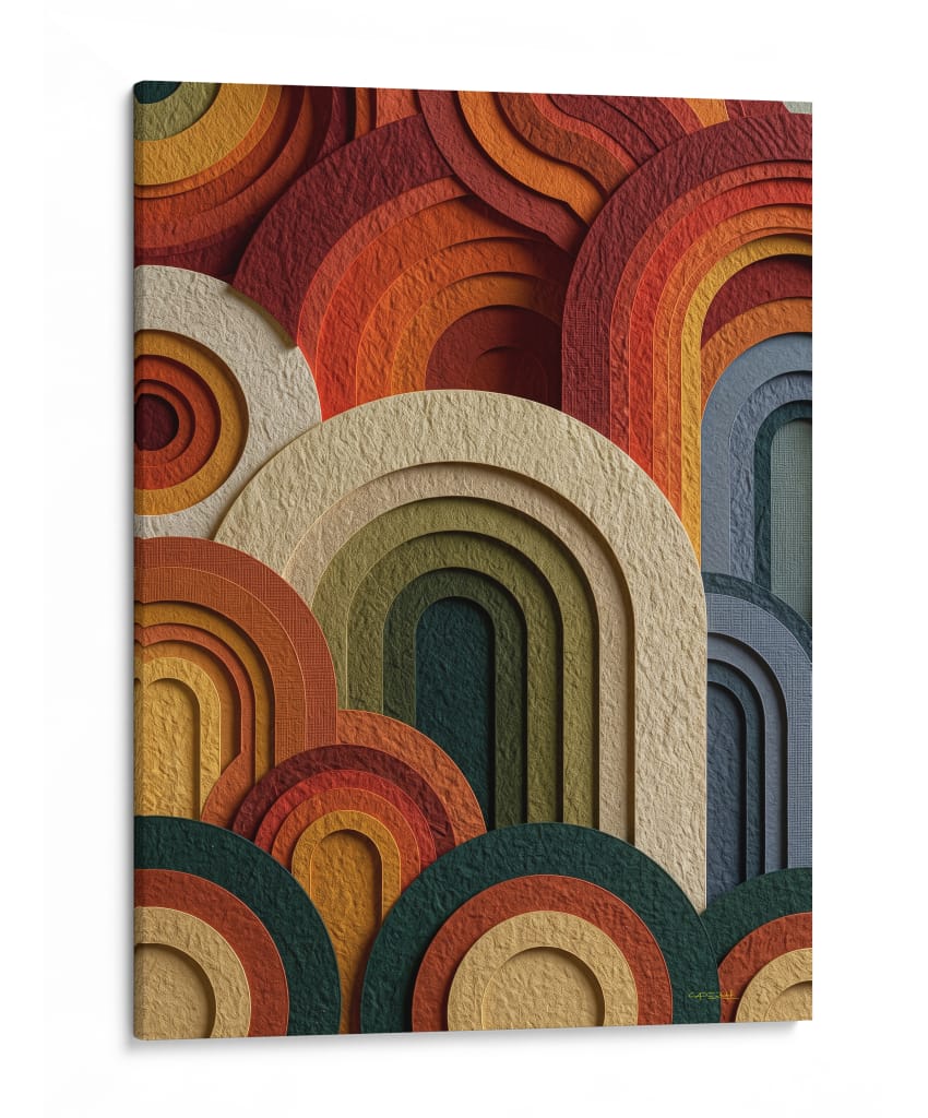 Arcos en Capas - Caperh | Cuadro decorativo de Canvas Lab