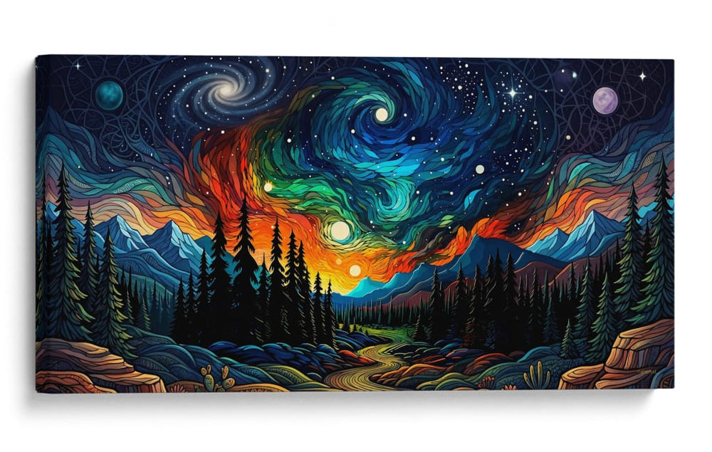 Bosque Estrellado - Caperh | Cuadro decorativo de Canvas Lab