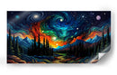 Bosque Estrellado - Caperh | Cuadro decorativo de Canvas Lab