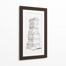 Pila de libros - DIEGO D L | Cuadro decorativo de Canvas Lab