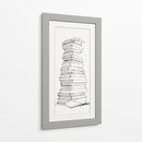 Pila de libros - DIEGO D L | Cuadro decorativo de Canvas Lab