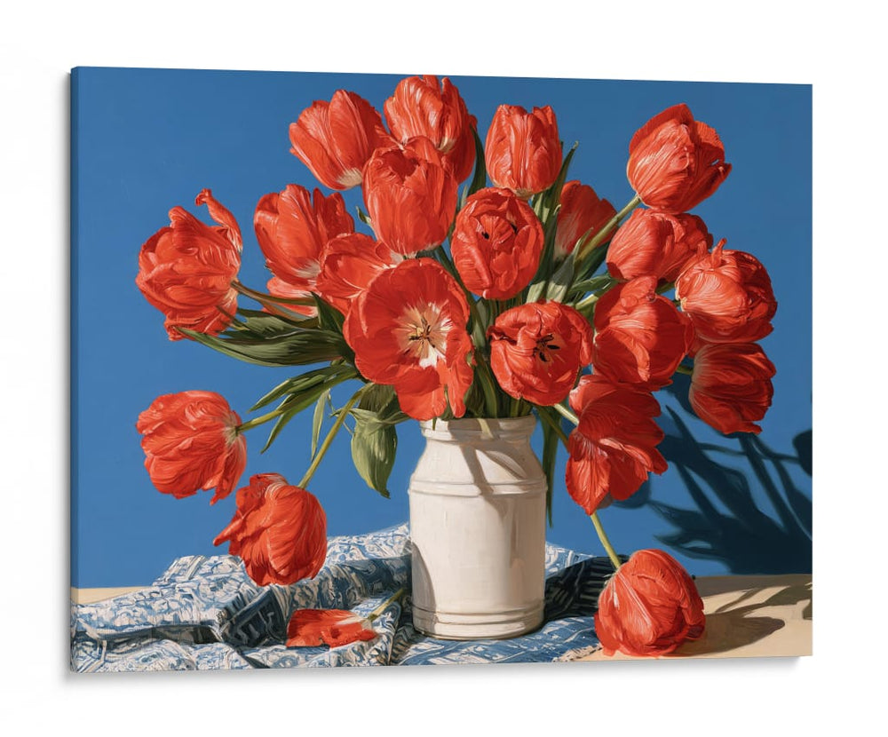 Gladiolas sobre mesa - DIEGO D L | Cuadro decorativo de Canvas Lab