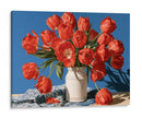 Gladiolas sobre mesa - DIEGO D L | Cuadro decorativo de Canvas Lab