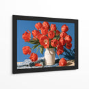 Gladiolas sobre mesa - DIEGO D L | Cuadro decorativo de Canvas Lab