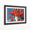 Gladiolas sobre mesa - DIEGO D L | Cuadro decorativo de Canvas Lab