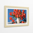 Gladiolas sobre mesa - DIEGO D L | Cuadro decorativo de Canvas Lab