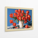Gladiolas sobre mesa - DIEGO D L | Cuadro decorativo de Canvas Lab