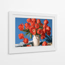 Gladiolas sobre mesa - DIEGO D L | Cuadro decorativo de Canvas Lab