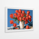 Gladiolas sobre mesa - DIEGO D L | Cuadro decorativo de Canvas Lab