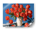 Gladiolas sobre mesa - DIEGO D L | Cuadro decorativo de Canvas Lab