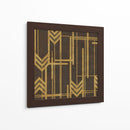 Deco Dorado Ii - June Erica Vess | Cuadro decorativo de Canvas Lab