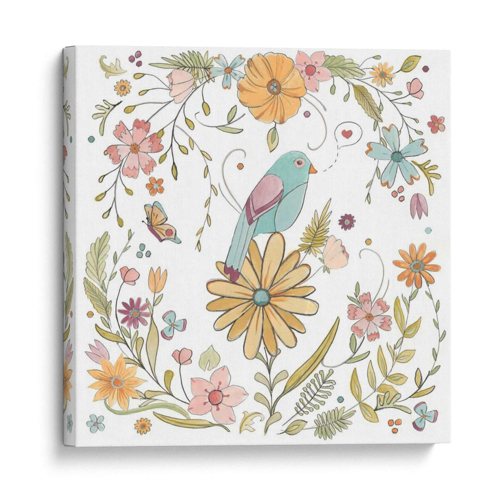 Feliz Jardín I - June Erica Vess | Cuadro decorativo de Canvas Lab