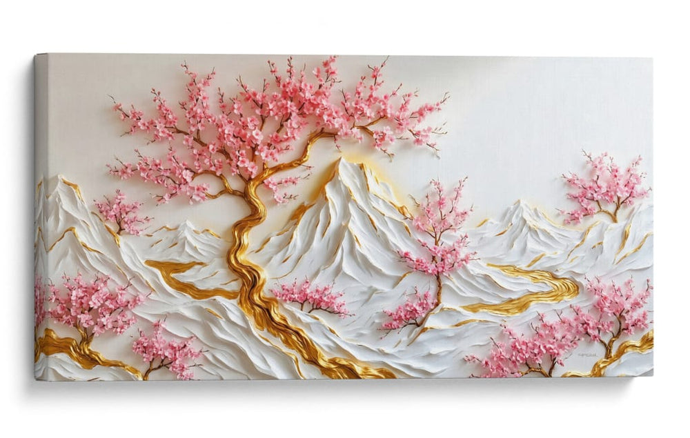 Cerezos en la Montaña - Caperh | Cuadro decorativo de Canvas Lab