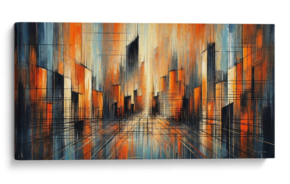 Ciudad de Lineas - Caperh | Cuadro decorativo de Canvas Lab