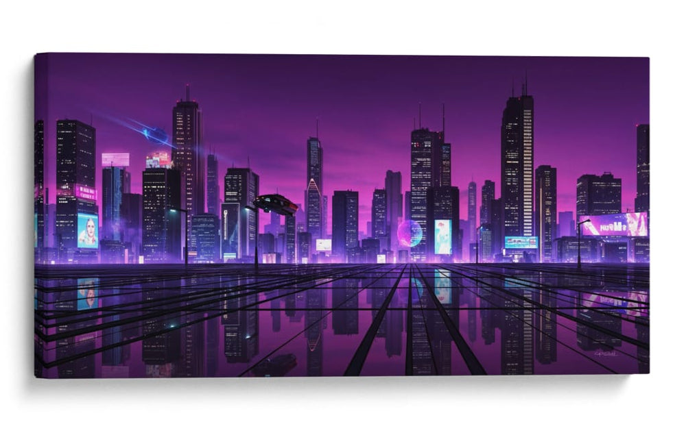 Ciudad Futura - Caperh | Cuadro decorativo de Canvas Lab
