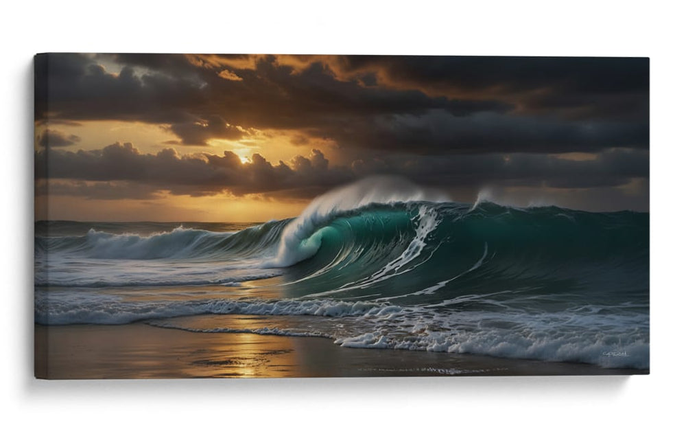 Crepúsculo de Espuma - Caperh | Cuadro decorativo de Canvas Lab