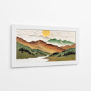 Cumbres de Relieve - Caperh | Cuadro decorativo de Canvas Lab