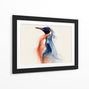Pingüino azul y rojo - DIEGO D L | Cuadro decorativo de Canvas Lab