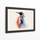 Pingüino azul y rojo - DIEGO D L | Cuadro decorativo de Canvas Lab
