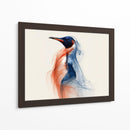 Pingüino azul y rojo - DIEGO D L | Cuadro decorativo de Canvas Lab
