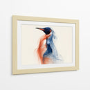 Pingüino azul y rojo - DIEGO D L | Cuadro decorativo de Canvas Lab