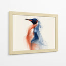 Pingüino azul y rojo - DIEGO D L | Cuadro decorativo de Canvas Lab