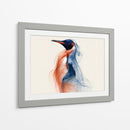 Pingüino azul y rojo - DIEGO D L | Cuadro decorativo de Canvas Lab