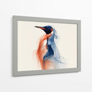 Pingüino azul y rojo - DIEGO D L | Cuadro decorativo de Canvas Lab