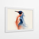Pingüino azul y rojo - DIEGO D L | Cuadro decorativo de Canvas Lab
