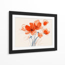 Flores naranjas en florero - DIEGO D L | Cuadro decorativo de Canvas Lab