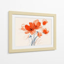 Flores naranjas en florero - DIEGO D L | Cuadro decorativo de Canvas Lab