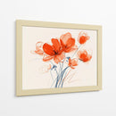 Flores naranjas en florero - DIEGO D L | Cuadro decorativo de Canvas Lab