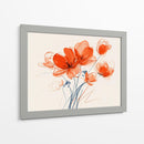 Flores naranjas en florero - DIEGO D L | Cuadro decorativo de Canvas Lab