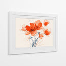 Flores naranjas en florero - DIEGO D L | Cuadro decorativo de Canvas Lab