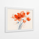 Flores naranjas en florero - DIEGO D L | Cuadro decorativo de Canvas Lab