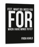 Frida Kahlo Quote - Vicky Hanggara | Cuadro decorativo de Canvas Lab