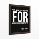 Frida Kahlo Quote - Vicky Hanggara | Cuadro decorativo de Canvas Lab