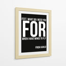 Frida Kahlo Quote - Vicky Hanggara | Cuadro decorativo de Canvas Lab